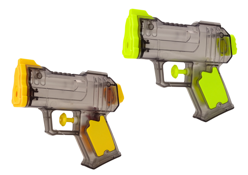 Small Water Gun Transparent Yellow Orange