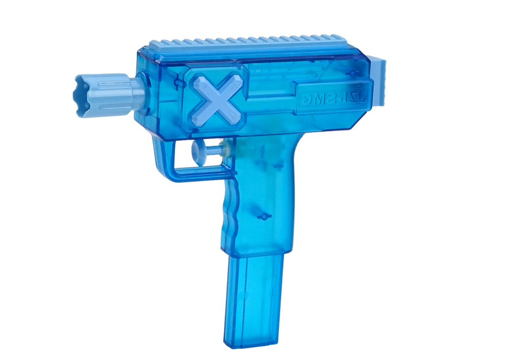 Small Water Gun Transparent Blue Pink