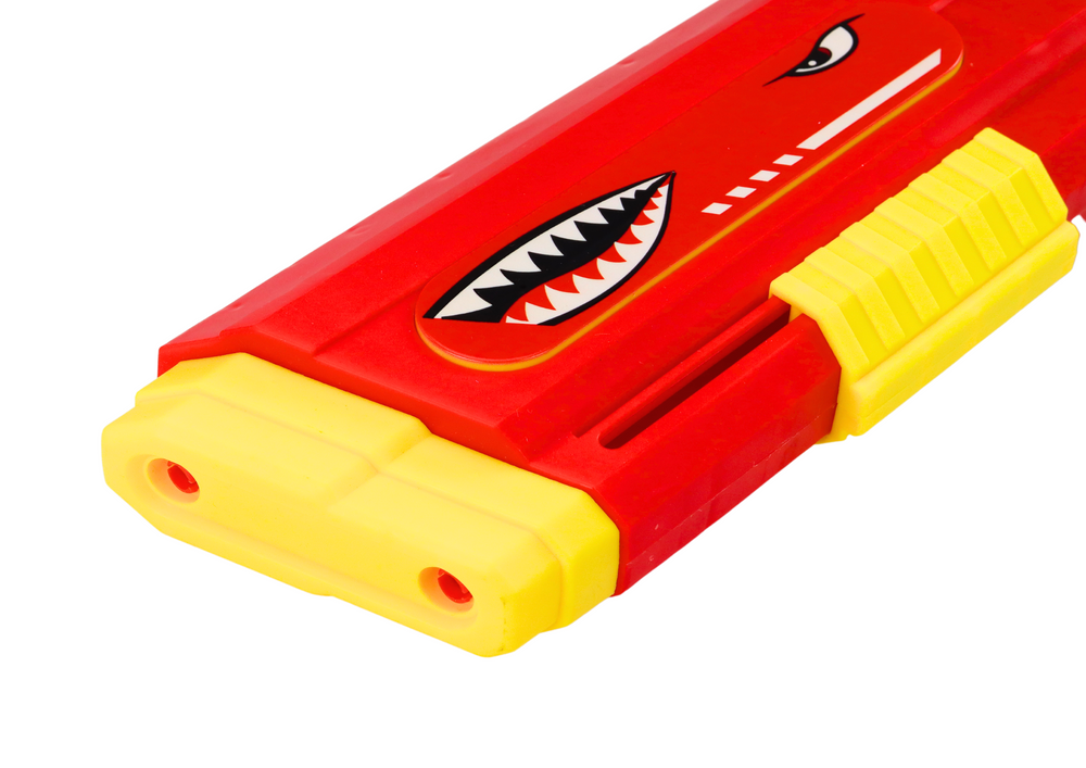 Large Shark Water Gun Pump Red 57cm