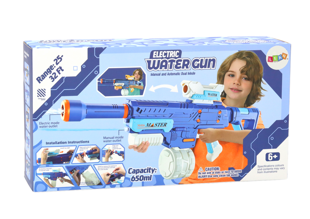 M416 Rechargeable Water Rifle 650ml Blue