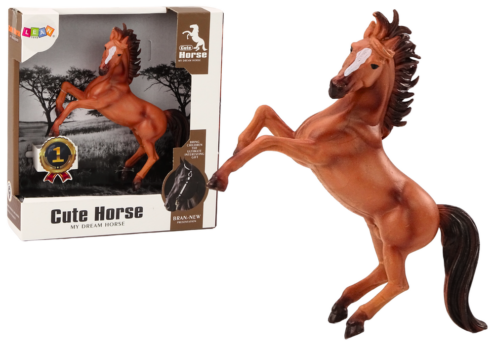 Horse Figurine Brown Horse Standing Stable Farm Cute Horse