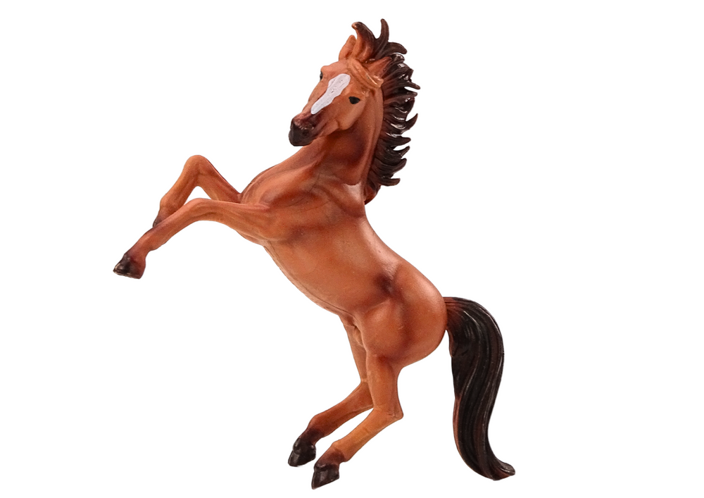 Horse Figurine Brown Horse Standing Stable Farm Cute Horse