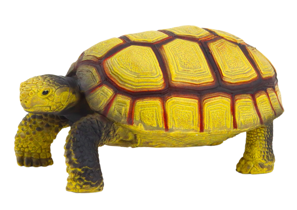 Collectible Figurine Turtle Reptile Beige and Brown D