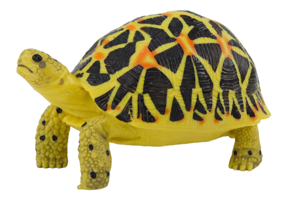 Collectible Figurine Turtle Reptile Yellow Black A