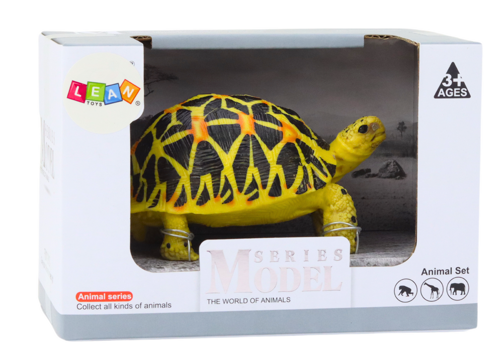 Collectible Figurine Turtle Reptile Yellow Black A