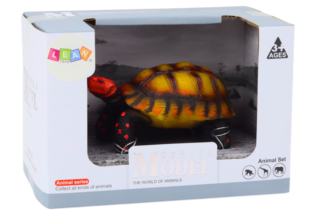 Collectible Figurine Turtle Reptile Brown Black C