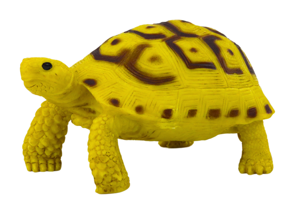 Collectible Figurine Turtle Reptile Yellow Brown D