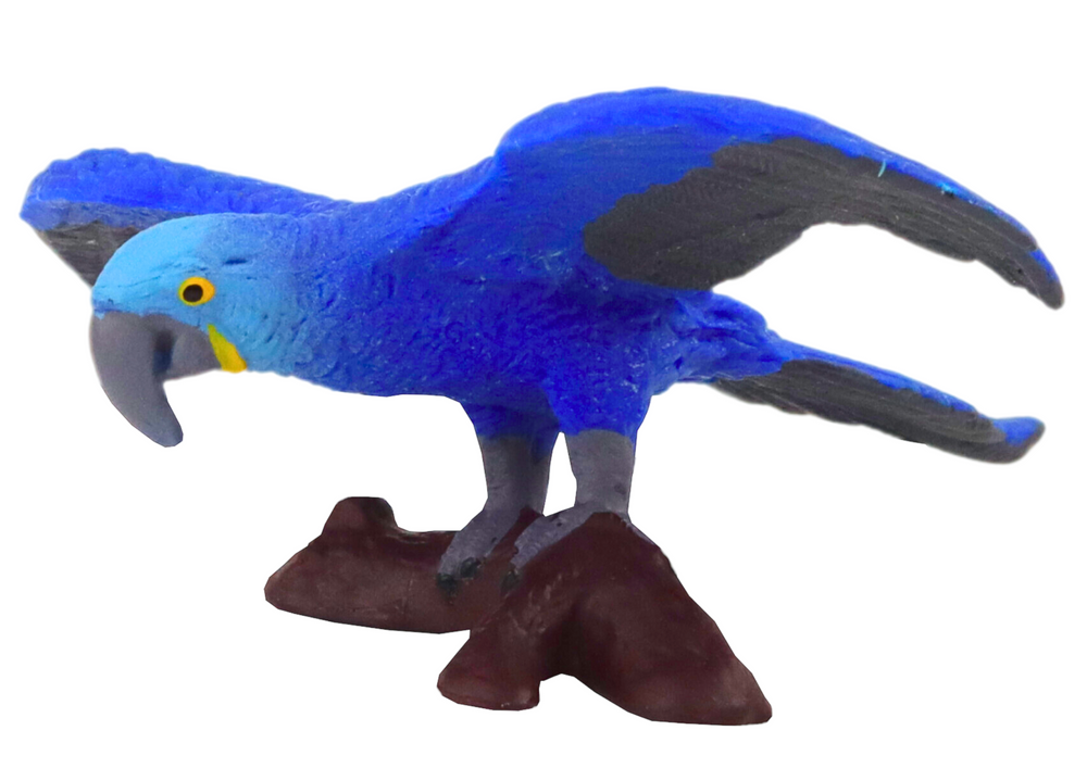 Figurine Blue Macaw Parrot Animals of the World