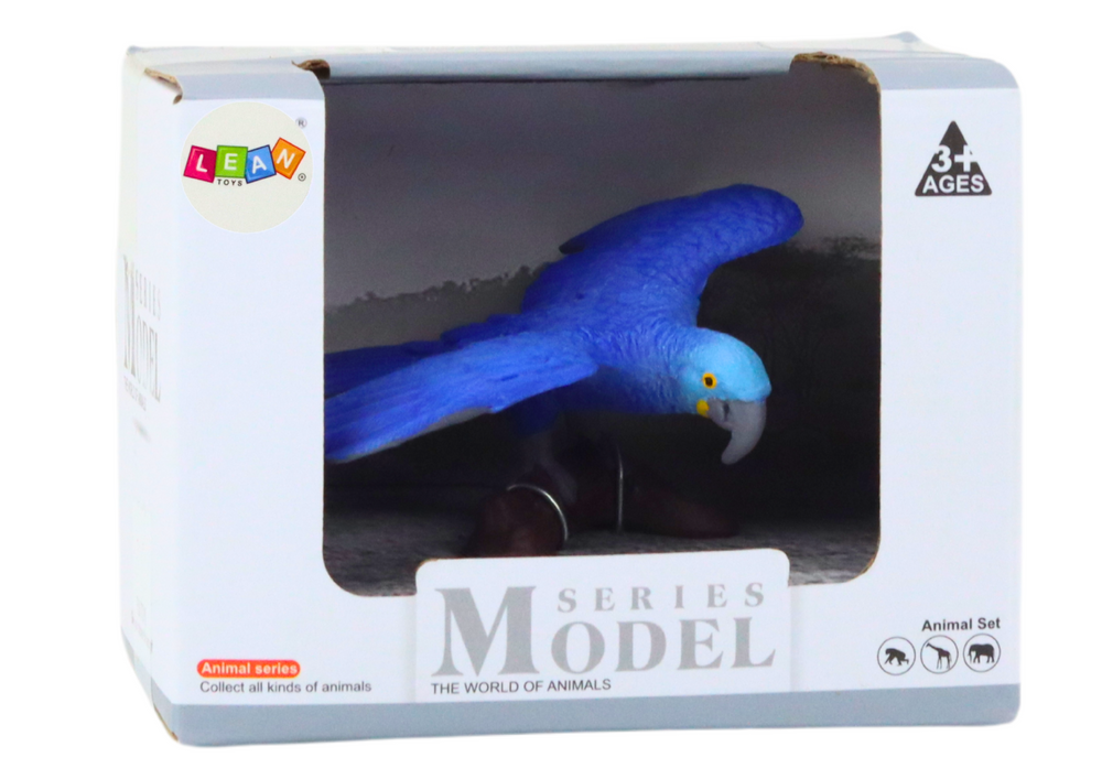 Figurine Blue Macaw Parrot Animals of the World