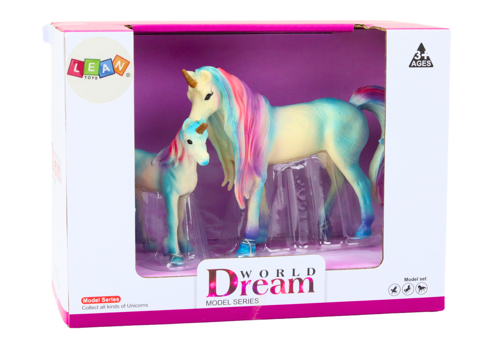 Collectible Figures Unicorn with Little Blue 2 El