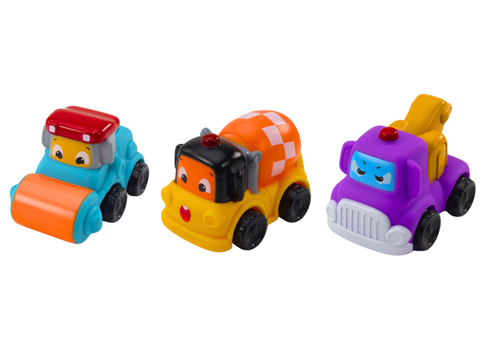 Construction Vehicle Set for Toddlers Rubber Soft