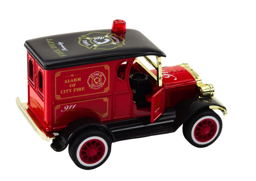 Fire Truck Classic 1:36 Drive Lights Sounds Red