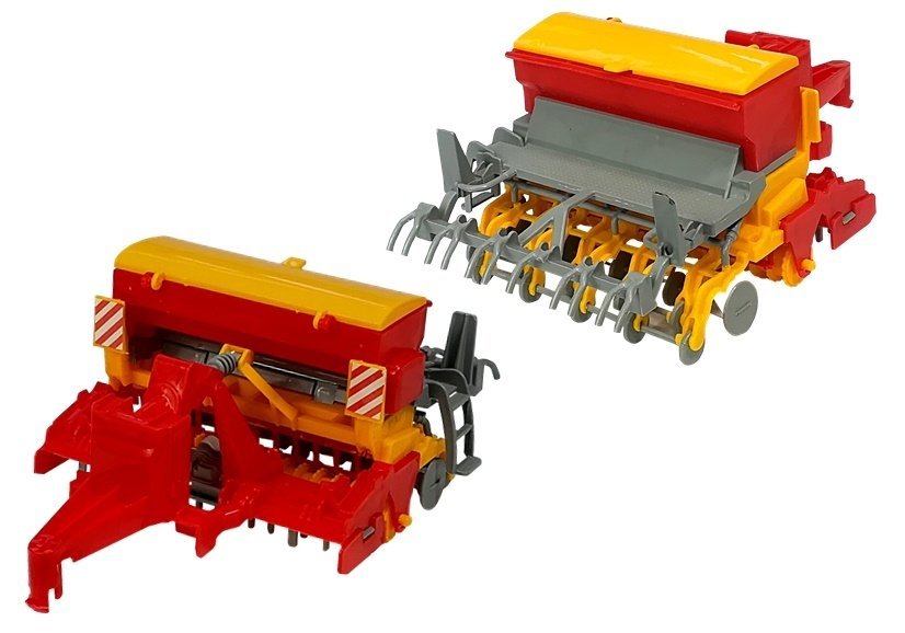 Set of Vehicle Farmer Tractor