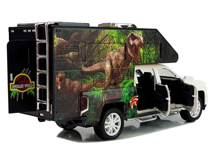 Camper z  Dinozaurami Biały