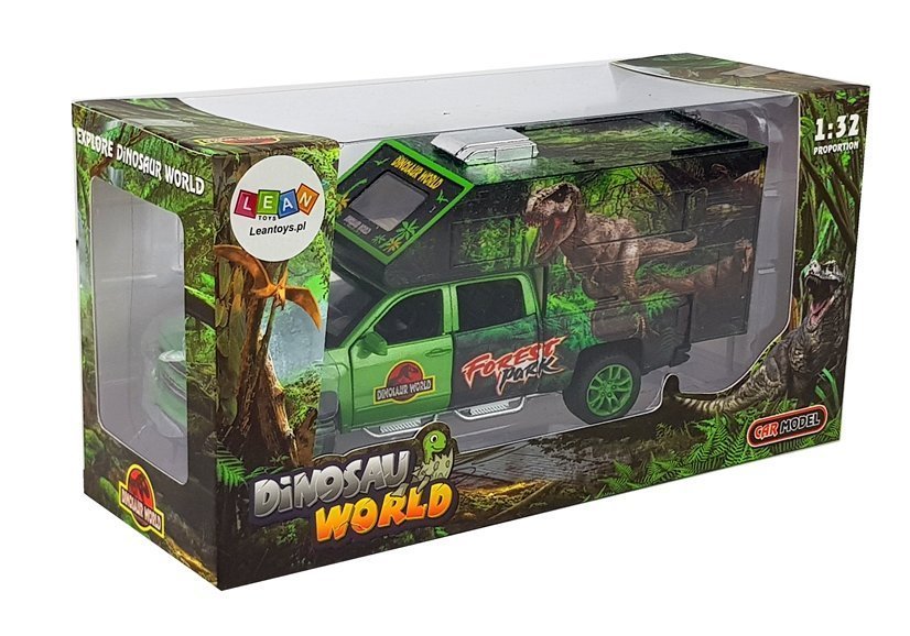 Camper with Dinosaurs Green