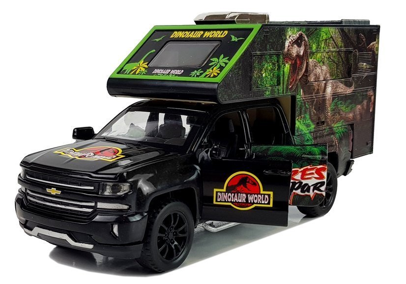 Camper with Dinosaurs 1:32 Black