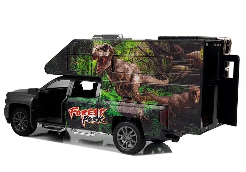 Camper with Dinosaurs 1:32 Black