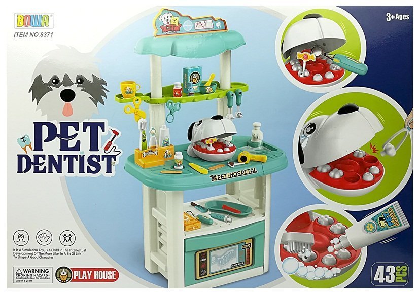 Set od Vet Dog Dentist Table 43 Elements