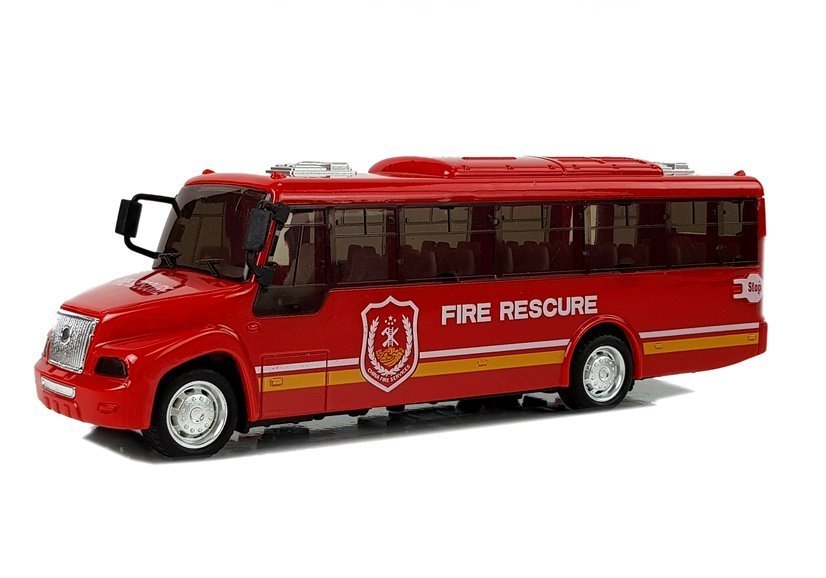 Fire Brigade Bus with Lights and Sounds. Opening Doors