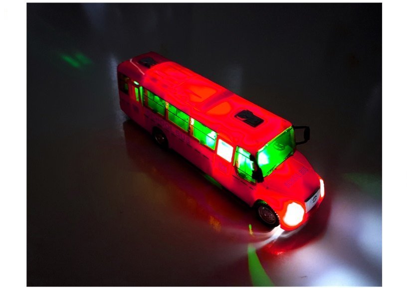 Fire Brigade Bus with Lights and Sounds. Opening Doors