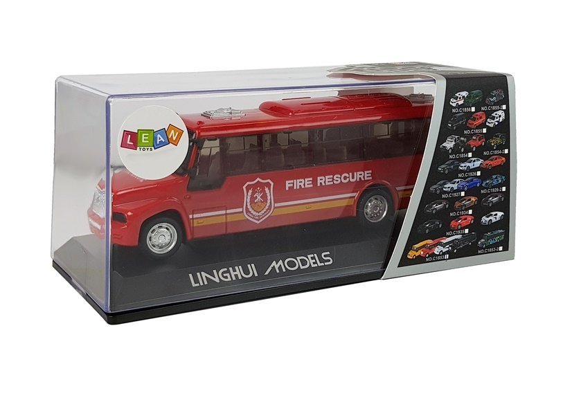 Fire Brigade Bus with Lights and Sounds. Opening Doors