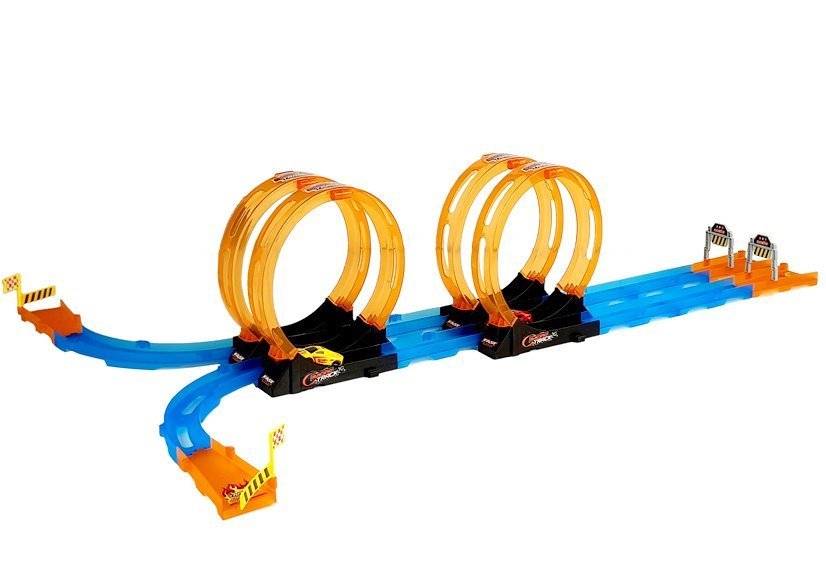 Race Track with 4 Loops, Two 181 cm Cars