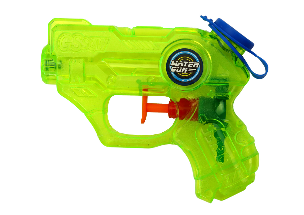 Mini Water Gun Handy, green,  blue, range 7-8 m