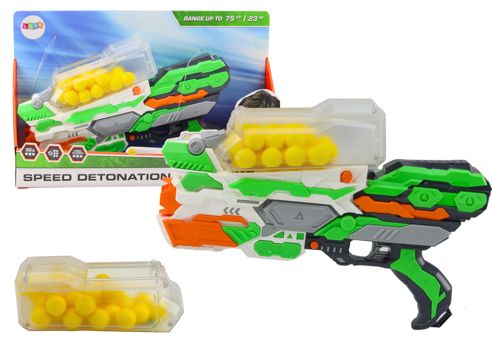 Soft Ball Gun 23 Meters Shooting 30 Balls