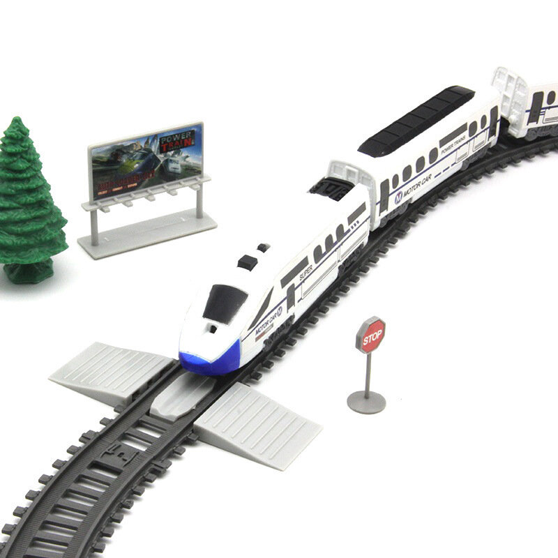 Electric Train Set Train Tracks Drawbridge 366cm