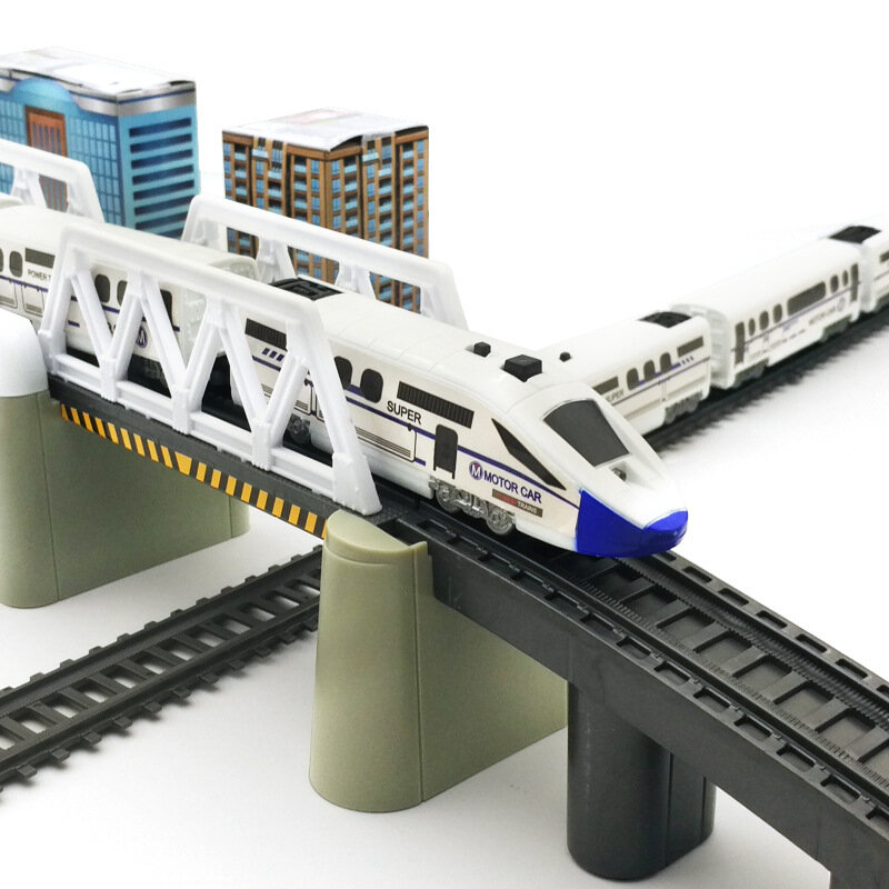 Electric Train Set Train Tracks Drawbridge 366cm