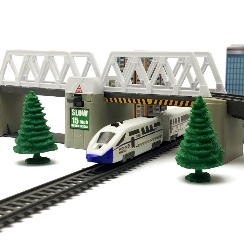 Electric Train Set Train Tracks Drawbridge 366cm