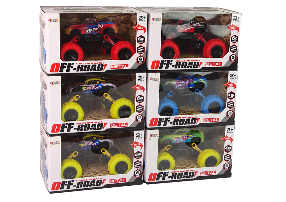 Auto Monster Truck Shock absorbers Rubber tyres Metal colours