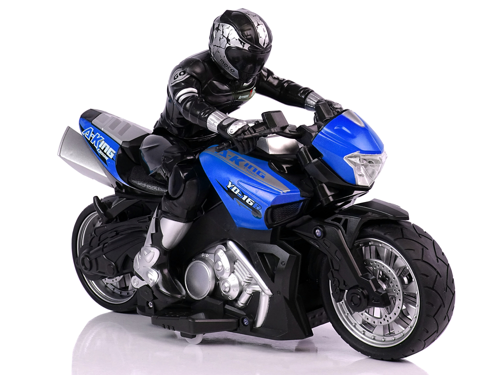 Sports Motorcycle R/C 2.4G 35m Range 1:10 Blue