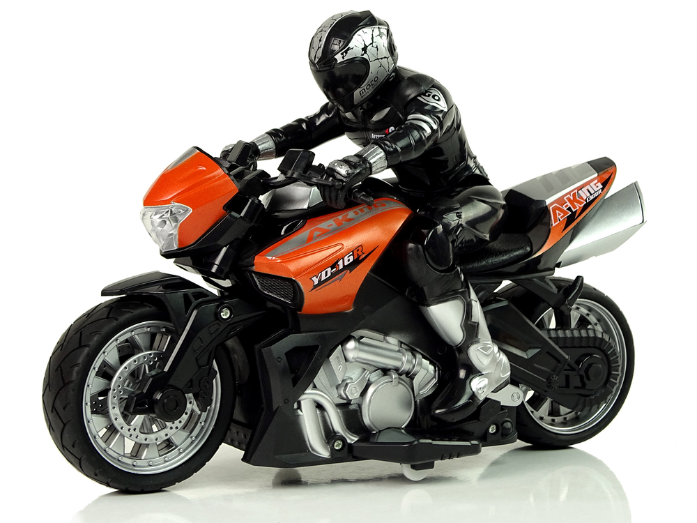 Sports Motorcycle 35m Range R/C 2.4G 1:10 Orange