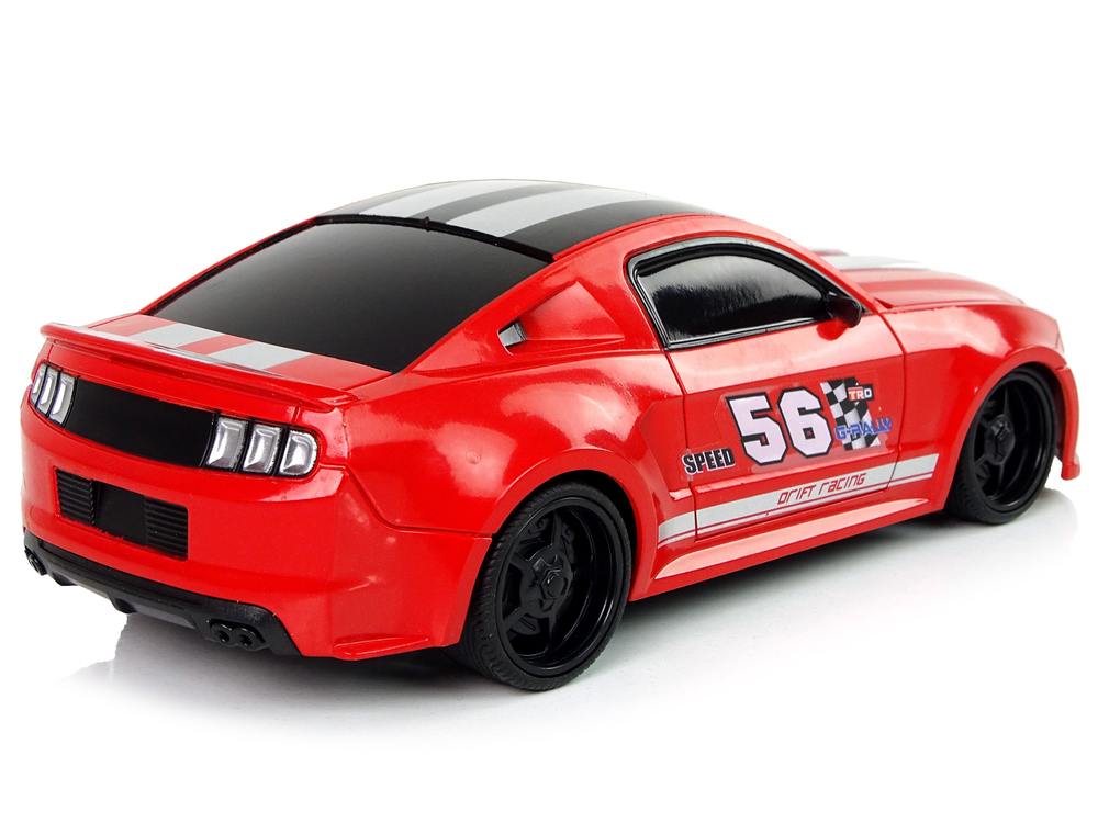 R/C Sports Car 1:24 Racing Red Tinted Windows