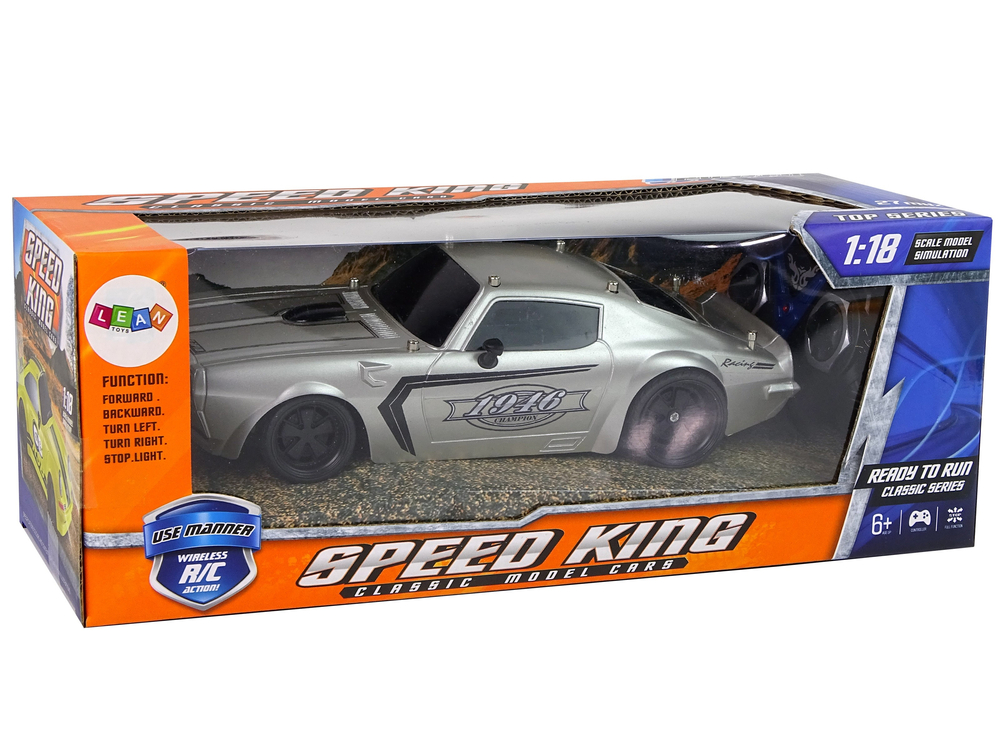 R/C 1:18 Silver Champion Pilot  Sports Car