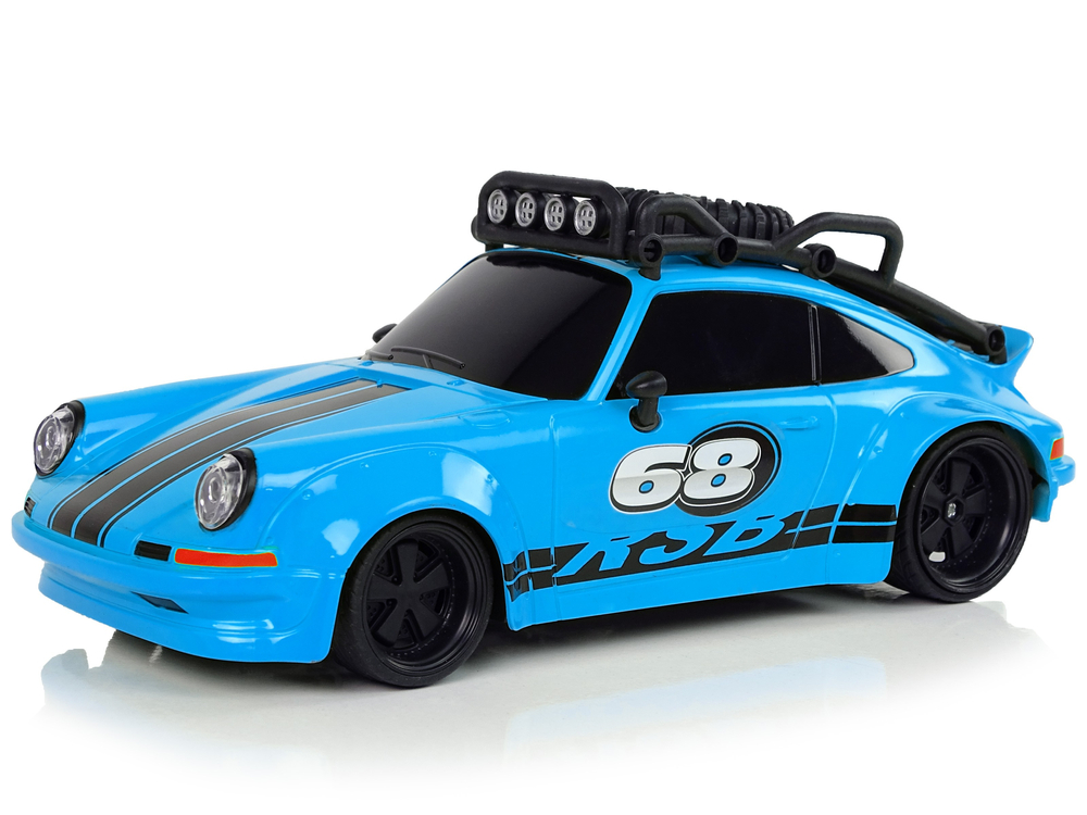 Sports Car 1:18 Blue Spare Wheel Pilot