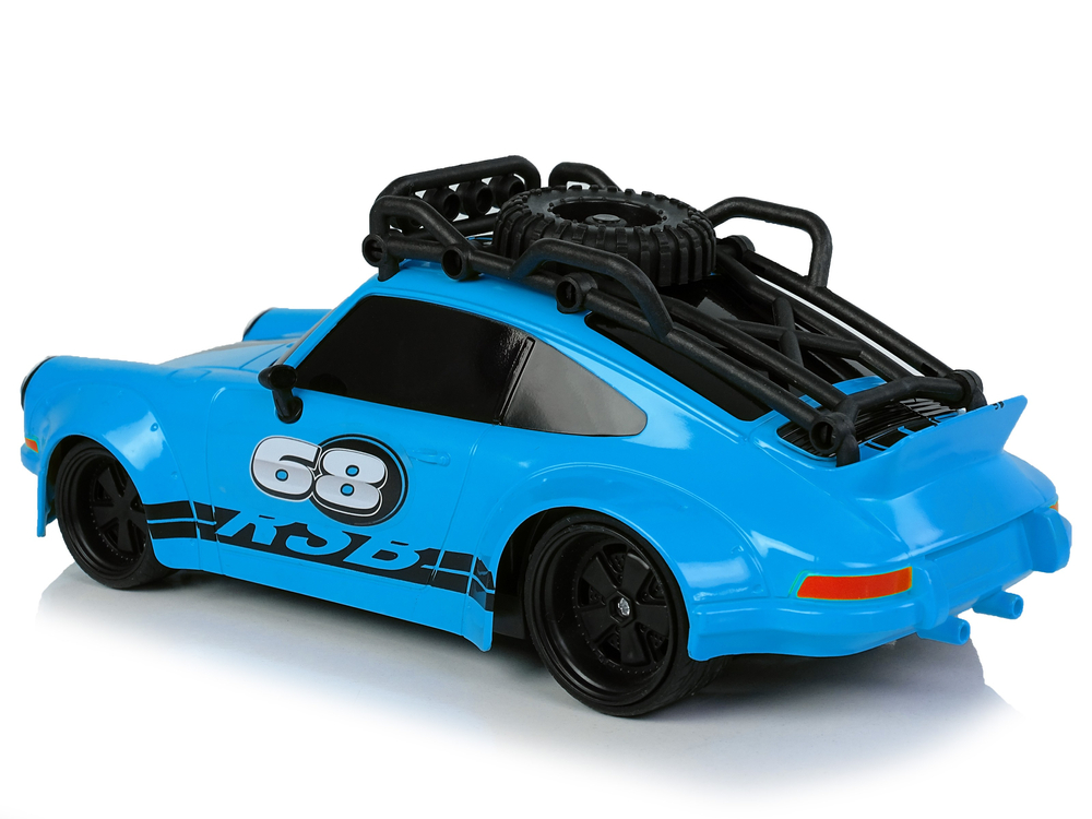 Sports Car 1:18 Blue Spare Wheel Pilot