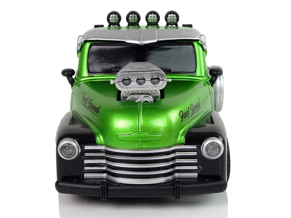 Radiovadāmā mašīna ar pulti Pick-up Truck Green