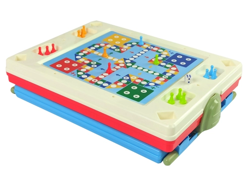 3-in-1 Magnetic-chalk board, blue table for games