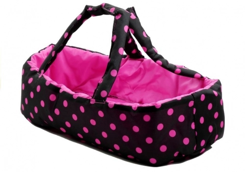 Коляска для кукол 2в1 Alice Pink Dots