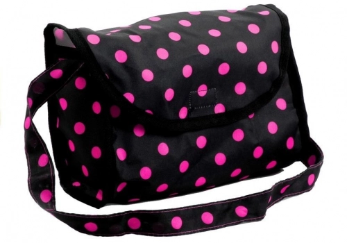 Коляска для кукол 2в1 Alice Pink Dots