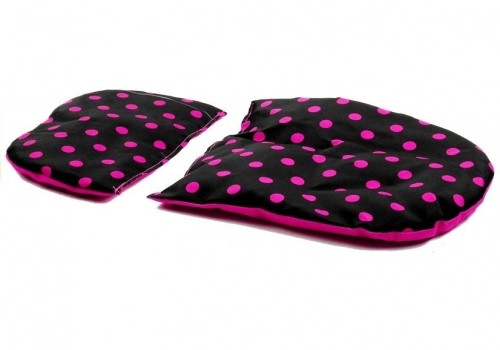 Коляска для кукол 2в1 Alice Pink Dots