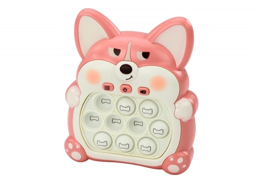 Arcade Game Console Pop-It Fox 7 Game Modes Pink