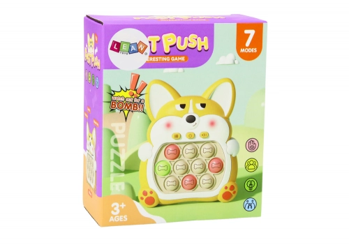 Arcade Game Console Pop-It Fox 7 Game Modes Pink