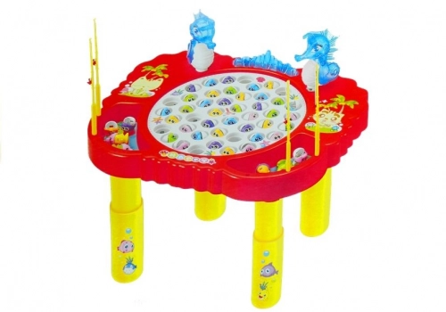 Arcade Game Fishing Fishes Light Effects Red