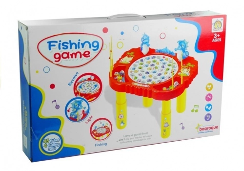 Arcade Game Fishing Fishes Light Effects Red