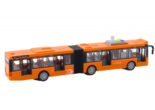 Articulated City Bus 1:16 Drive Lights Sounds Drive Orange