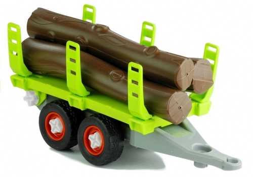 Assembly Tractor with Trailer for Wood Transport Screwdriver