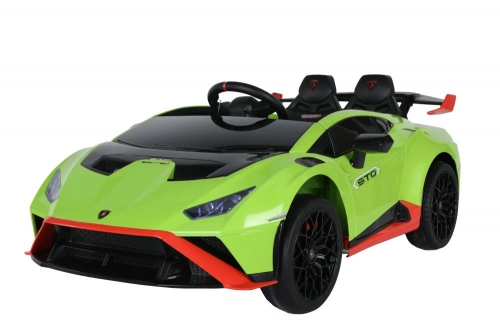 Divvietīgs bērnu elektromobilis Lamborghini STO DRIFT Green